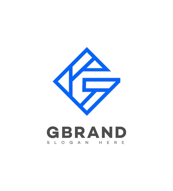 Iconos de la identidad de la marca Template de símbolo de signo de la letra G