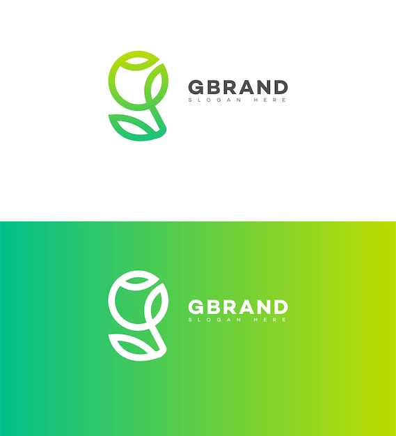 Iconos de la identidad de la marca Template de símbolo de signo de la letra G