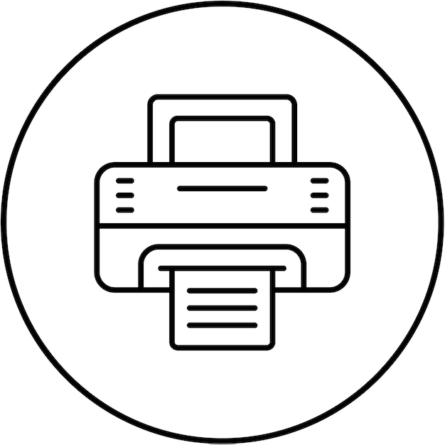 Iconos de la impresora
