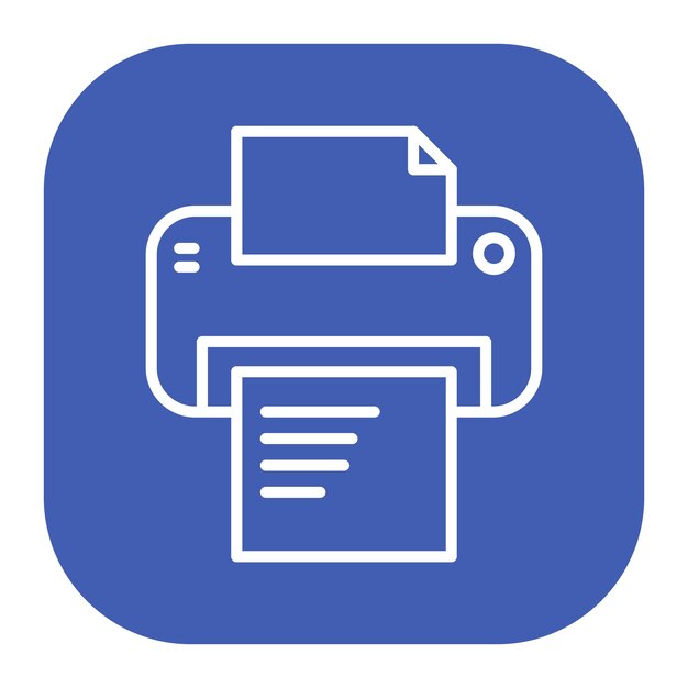 Iconos de la impresora