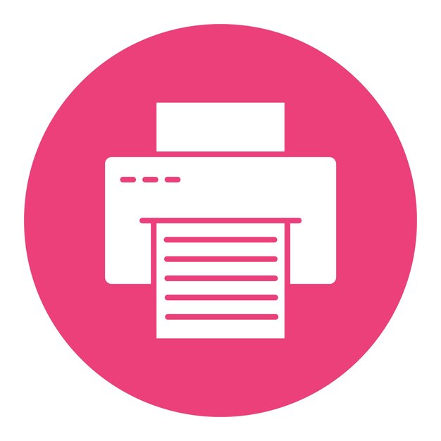 Iconos de la impresora