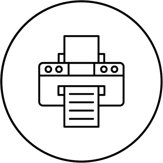Iconos de la impresora