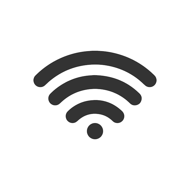 Vector iconos inalámbricos y wifi ilustración vectorial