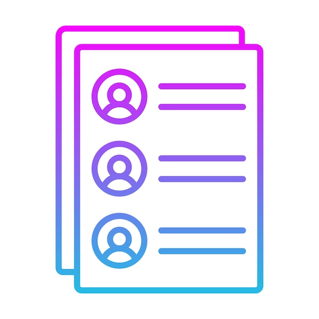 Iconos de información para estudiantes