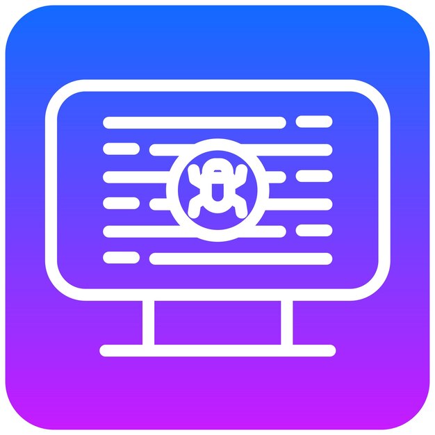 Iconos de informes de errores