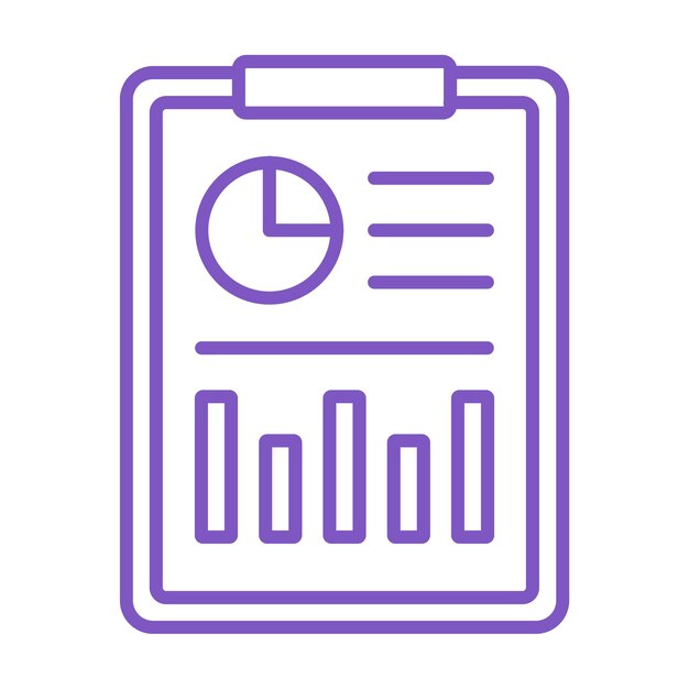 Iconos de informes de trabajo