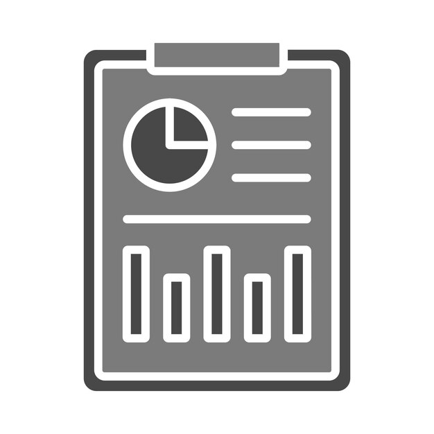 Iconos de informes de trabajo