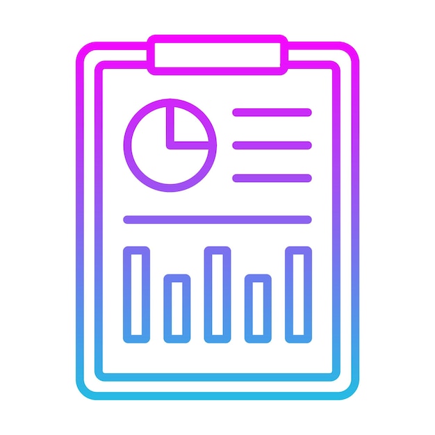 Iconos de informes de trabajo