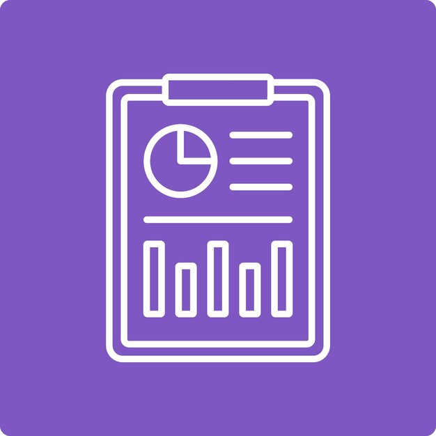 Iconos de informes de trabajo
