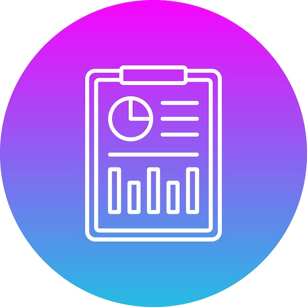 Iconos de informes de trabajo
