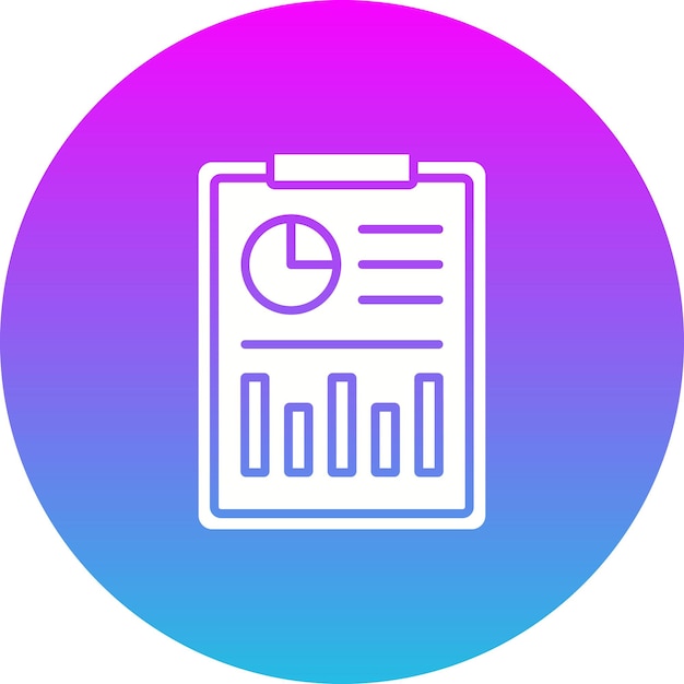 Iconos de informes de trabajo