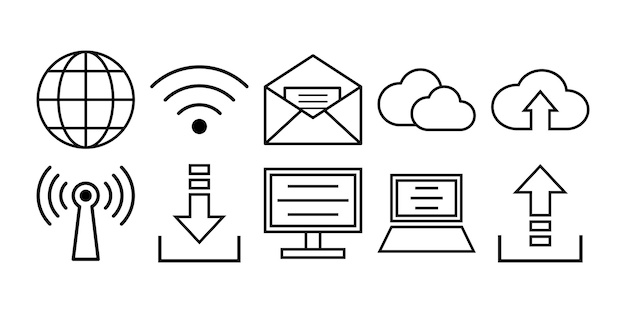 Iconos de Internet