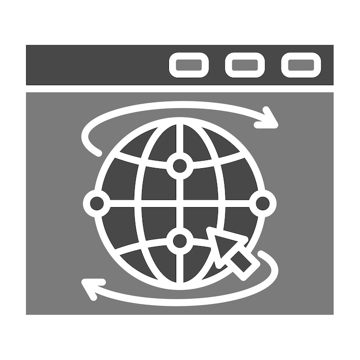 Vector iconos de internet