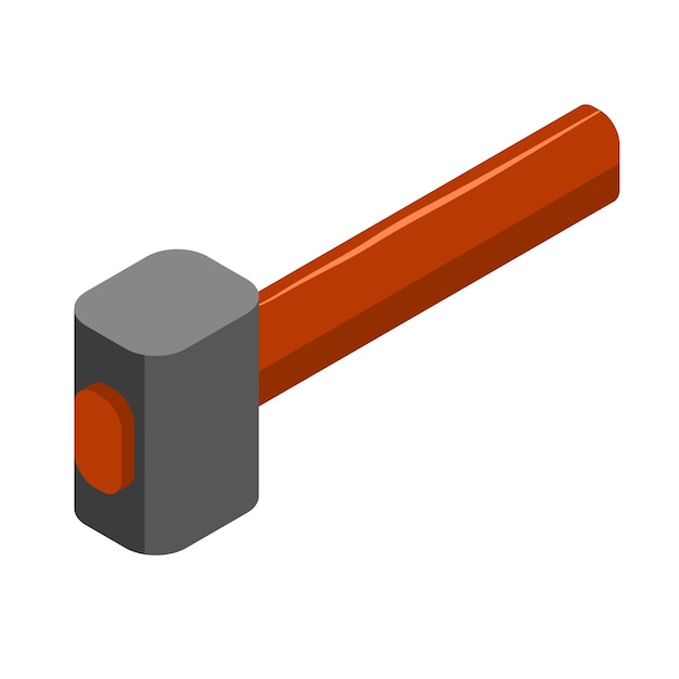 Iconos isométricos metálicos