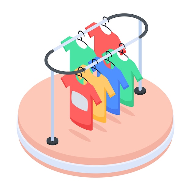 Iconos isométricos de ofertas de compras