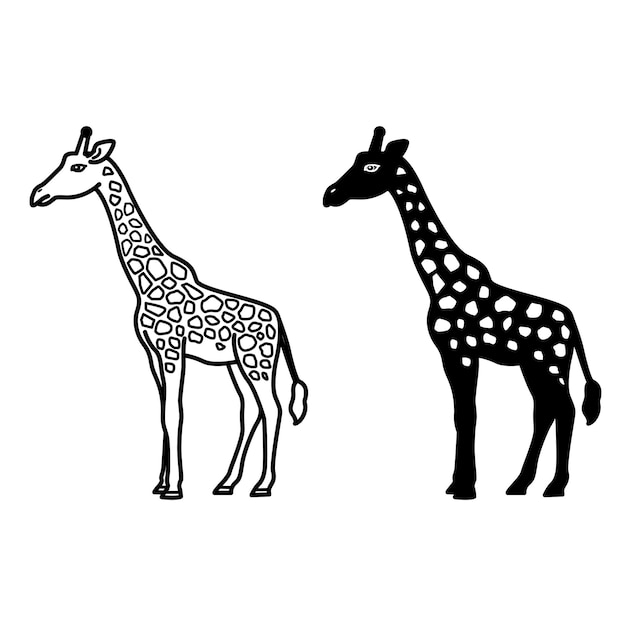 Iconos de las jirafas