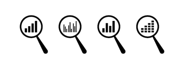 Iconos de juegos de ojos de estilo cómic Iconos vectoriales de estilo lineal y silueta