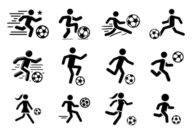Iconos de jugadores de fútbol