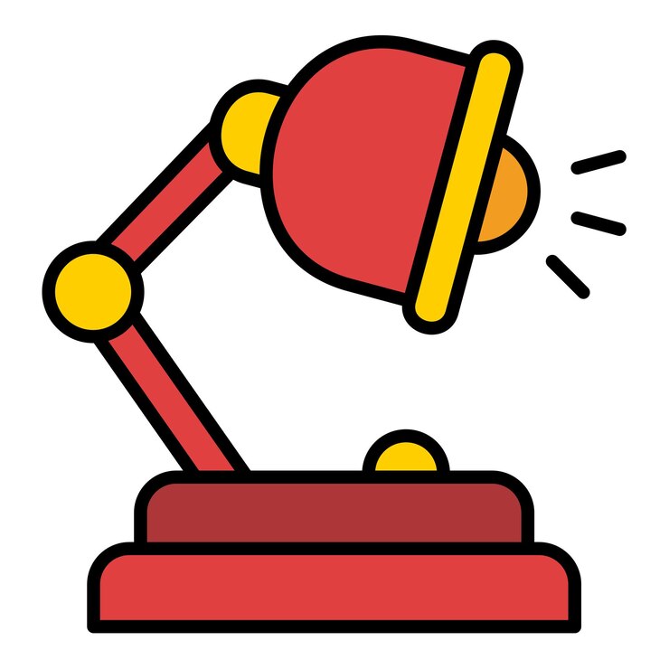 Vector iconos de las lámparas