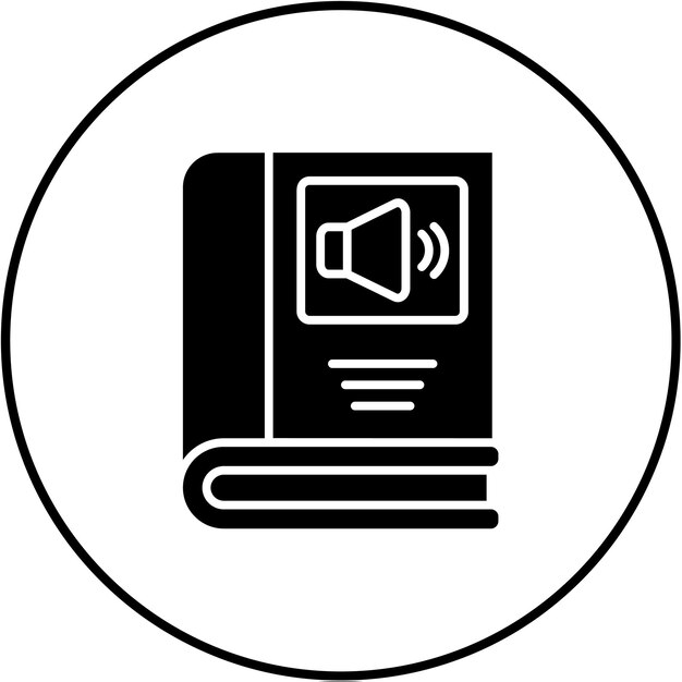 Iconos de libros de audio