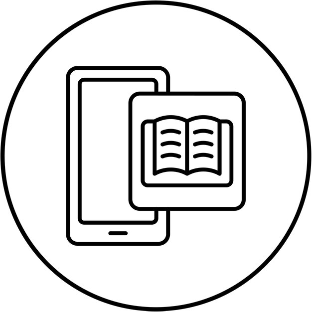 Iconos de libros electrónicos