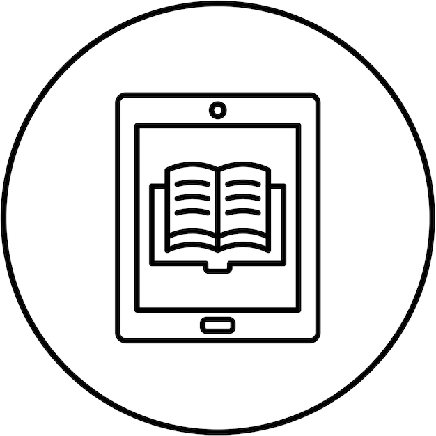 Iconos de libros electrónicos