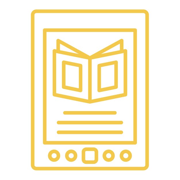 Iconos de libros electrónicos