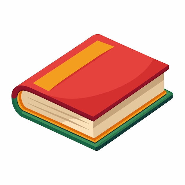 Iconos de libros en estilo de diseño plano