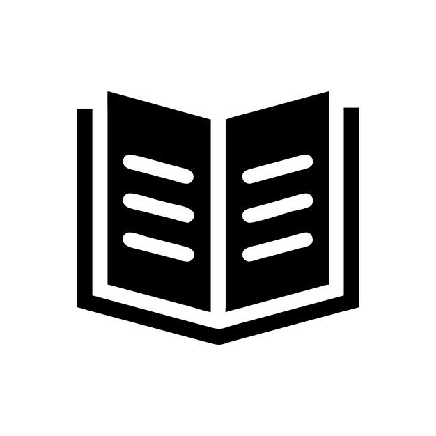 Iconos de libros Ilustración vectorial diseño plano