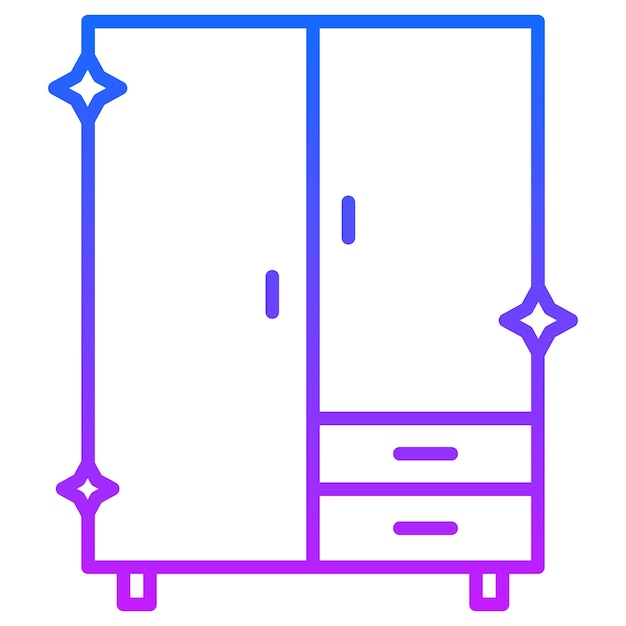 Iconos de limpieza de armarios
