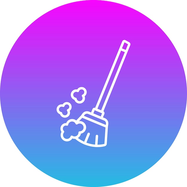 Iconos de limpieza de polvo