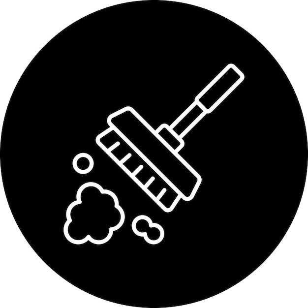 Iconos de limpieza de polvo