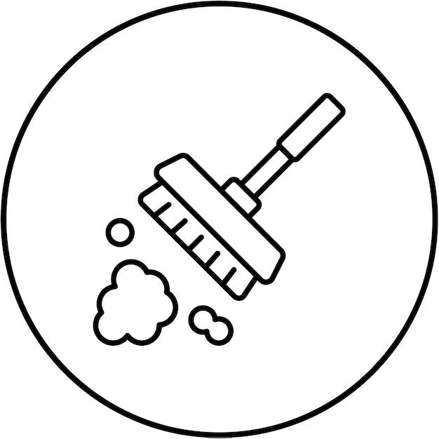 Iconos de limpieza de polvo