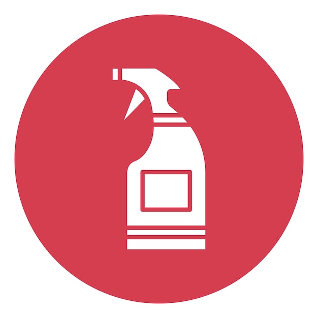Iconos de limpieza de pulverización