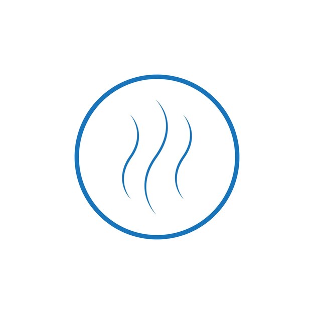 Iconos de línea de calor Conjunto de arte del logotipo