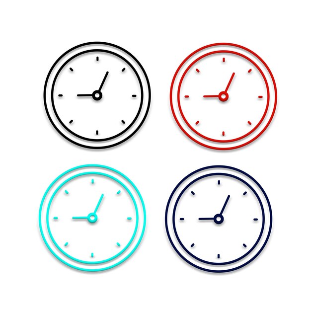 Reloj con hora actual shop