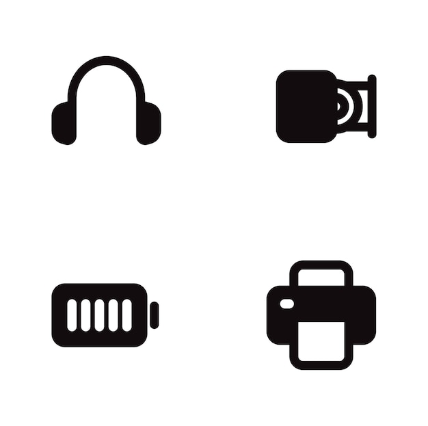Iconos de línea de inteligencia artificial Conjunto de iconos de tecnología de IA para aplicaciones y web Vector
