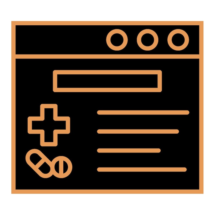 Vector iconos en línea