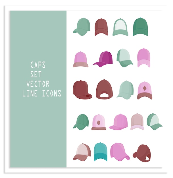 iconos de líneas vectoriales