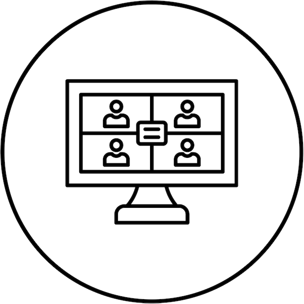 Iconos de llamadas de video