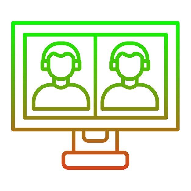 Iconos de llamadas de video