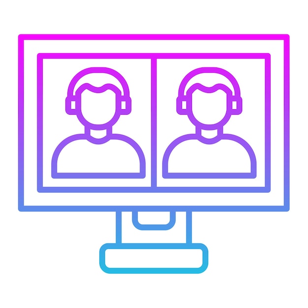 Iconos de llamadas de video