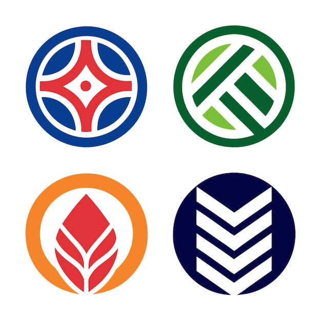 Iconos de logotipo abstracto