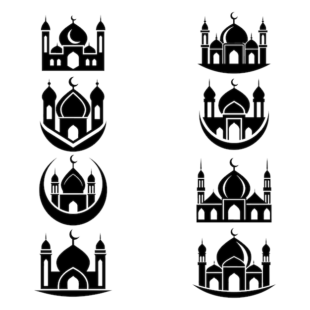 Iconos y logotipos de las mezquitas
