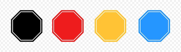 Iconos de maquetas de firmas Iconos vectoriales de estilo plano