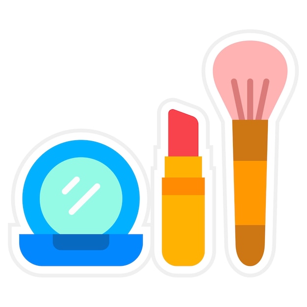 Vector iconos de maquillaje