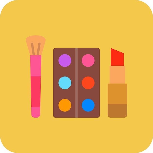 Vector iconos de maquillaje