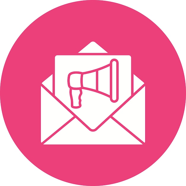 Iconos de marketing por correo electrónico