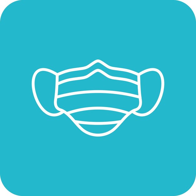Iconos de máscaras médicas