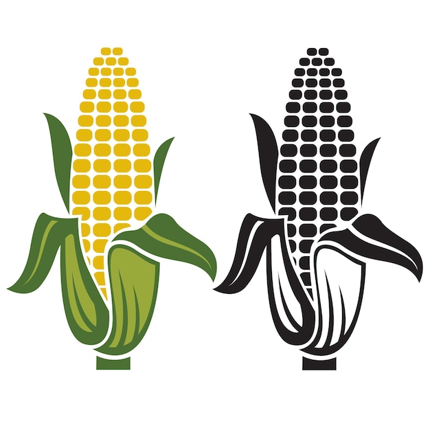 Los iconos de las mazorcas de maíz